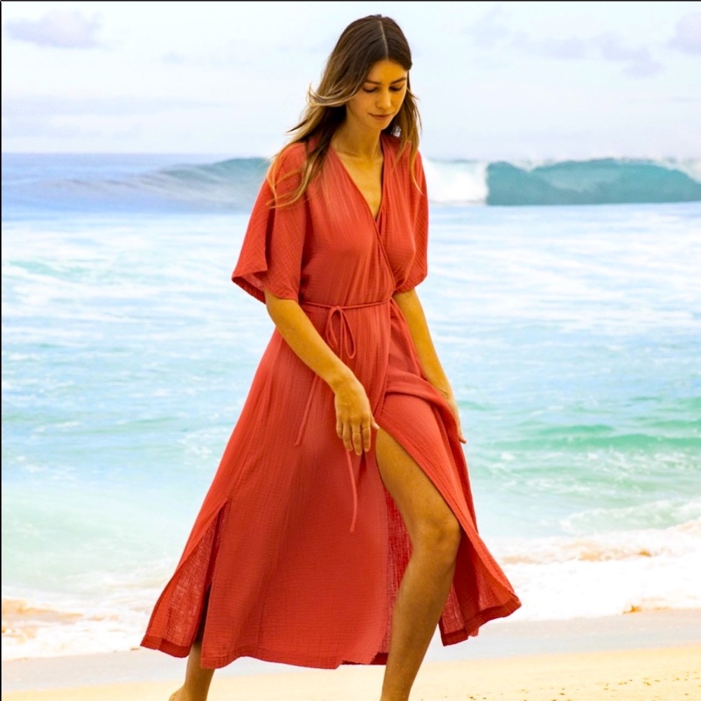 OUTERKNOWN Merkai Wrap Dress
